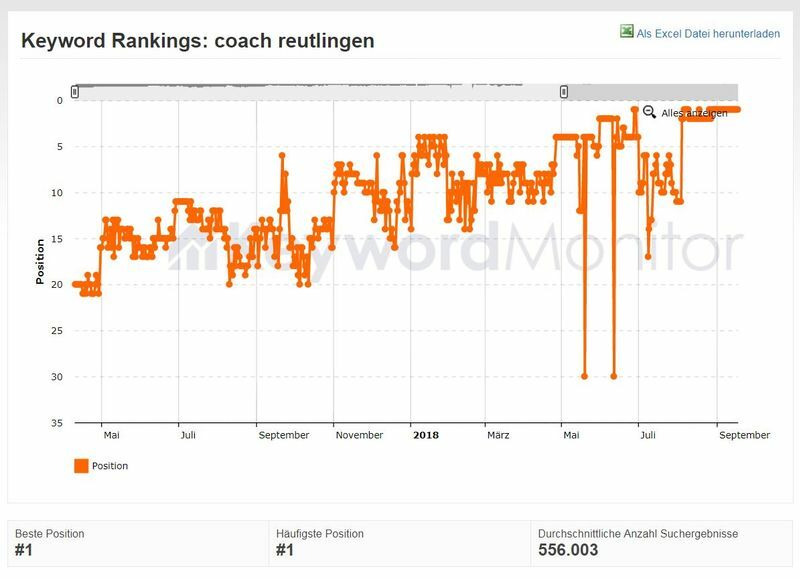 Beispiel Google Ranking