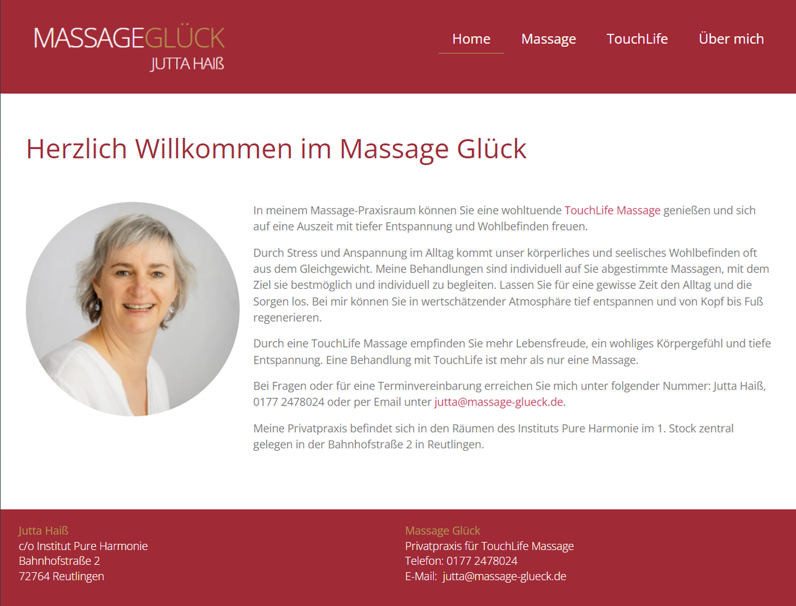 Massage Glück - Jutta Haiss